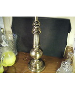 MID  CENTURY HEAVY BRASS LAMP~~~~STIFFEL~~nice one~~HOLLYWOOD REGANCY - $49.95