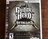 Guitar Hero Metallica (Sony PlayStation 3, 2009) PS3 CIB Tested Complete - $23.26