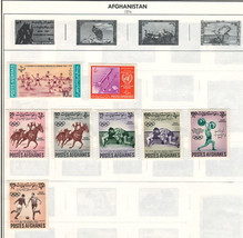 AFGHANISTAN 1974  Very Fine Mint Stamps Hinged on list - £0.98 GBP