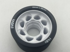 Radar Halo Wheels HARDLY Used 38mm x 59mm- White/Gray- 8 wheels - £63.69 GBP