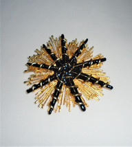 KJL Brooch Pin Starburst Urchin Kenneth Lane Vintage 1990s - £135.45 GBP