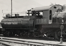 Southern Pacific Railroad SP #1156 0-6-0 Locomotive Train Photo 1947 Schick - £10.45 GBP