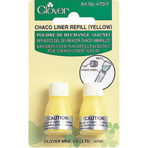 Clover Chaco Liner Refill 2/Pkg Yellow - £9.61 GBP