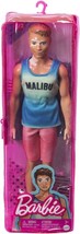 Barbie Fashionistas Ken Fashion Doll #192 Brunette Hair &amp; Vitiligo Malibu Tank - £13.23 GBP