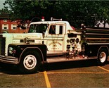 Oren Fire Department Engine Reisterstown Maryland MD Chrome Postcard UNP... - $2.92
