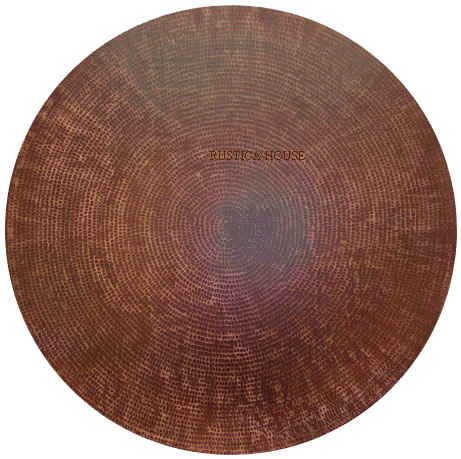 Round Antique Copper Table-Top - £432.64 GBP