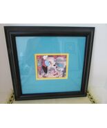 WALT DISNEY LTD ED POSTAGE STAMP PRINT PINOCCHIO JIMINY &amp; GEPPETTO FRAME... - €20,36 EUR