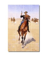 Frederic Remington Western Painting Ceramic Tile Mural BTZ07356 - €209,68 EUR+
