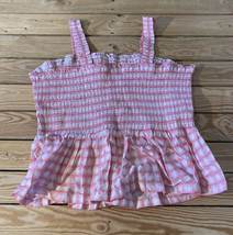 Candace Cameron Bure NWOT Women’s Printed Smocked Tank Top Size 2X Pink BD - £14.99 GBP