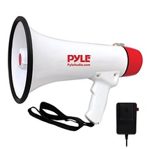Pyle Megaphone Speaker PA Bullhorn - Built-in Siren Rechargeable Battery... - $67.99