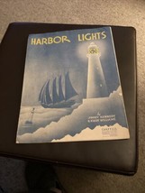 Music Sheet Vintage Harbor Lights Jimmy Kennedy &amp; Hugh Williams Chapell 1937 - £4.26 GBP