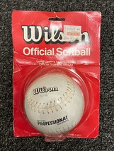 Wilson Official Professional 12&quot; Softball A9146 ~ New Old Stock ~ Vintage! - £9.54 GBP