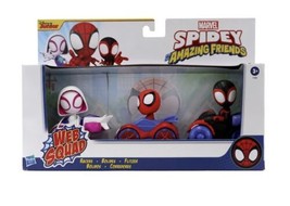 New Hasbro Disney Junior Marvel Spidey And His Amazing Friends Web Squad, 3 Pack - £18.96 GBP