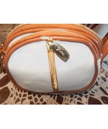 NWD Valentina Made In Italy White vacheta Leather Cross Body Shoulder Ha... - $709.09 MXN