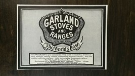Vintage 1904 Garland Stoves and Ranges Michigan Stove Company Original A... - $6.64