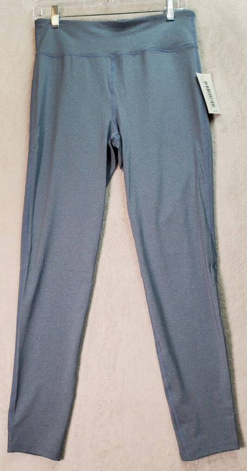 Walkpop Activewear Legging Womens Medium Blue Polyester Elastic Waist Sk... - $7.54