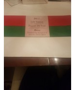 Gift Tissue 24 Sheets Red And Green Christmas - $18.85 CAD