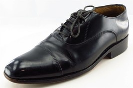 Anthony Veer Shoes Size 8 EE Black Oxfords Leather Men - £31.60 GBP