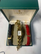 Rare Women with box Gucci gold tone  watch  - 220224 - $242.19