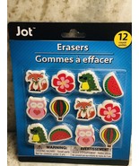ShipN24Hours.NewJolt Kids(12Pack)Erasers:Fox/Flower/Dinosaur/Watermelon/... - €11,02 EUR