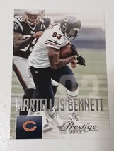Martellus Bennett Chicago Bears 2015 Panini Prestige Card #77 - £0.78 GBP