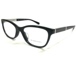Burberry Eyeglasses Frames B2232-F 3001 Black Silver Nova Check 53-17-140 - £85.13 GBP