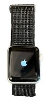 Apple Watch Series 3 38mm Silver Aluminum Case W/ New Black Band- (MTGG2LL/A) - $44.02