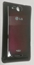 Genuine Lg Lucid VS840 Battery Cover Door Maroon Red Android Bar Cell Phone Back - £3.27 GBP