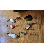 Lot of 7 Vintage Dependon (Gibbs) spoons &amp; spinners Ruby eye Bell Spinne... - €31,48 EUR
