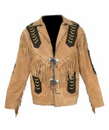 Cowboy Fringed Suede Western Jacket - $3,451.34 MXN
