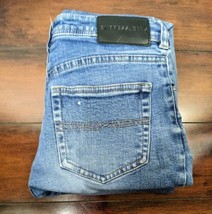 Express Stretch Jeans Size 7/8R Womens Blue Denim (Measured 31x32) - $34.97
