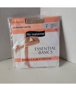 No Nonsense Pantyhose Sheer Toe Reinforced Panty Size B Nude BNIP Factor... - $4.95