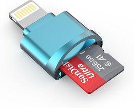 Micro SD Card Reader for Iphone,Lightning to Micro SD/TF Adapter,[Apple ... - $11.73
