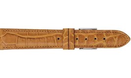 Genuine Louisiana Alligator Matte Padded Stitched Tan Watch Strap - $209.00+