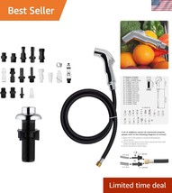 Effortless Cleaning with Chrome Faucet Side Attachment and High-Pressure... - $89.99