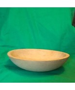 VTG MARQUETTE WOODEN DOUGH BOWL PRIMITIVE COUNTRY FARM KITCHEN TURNED CA... - $60.50