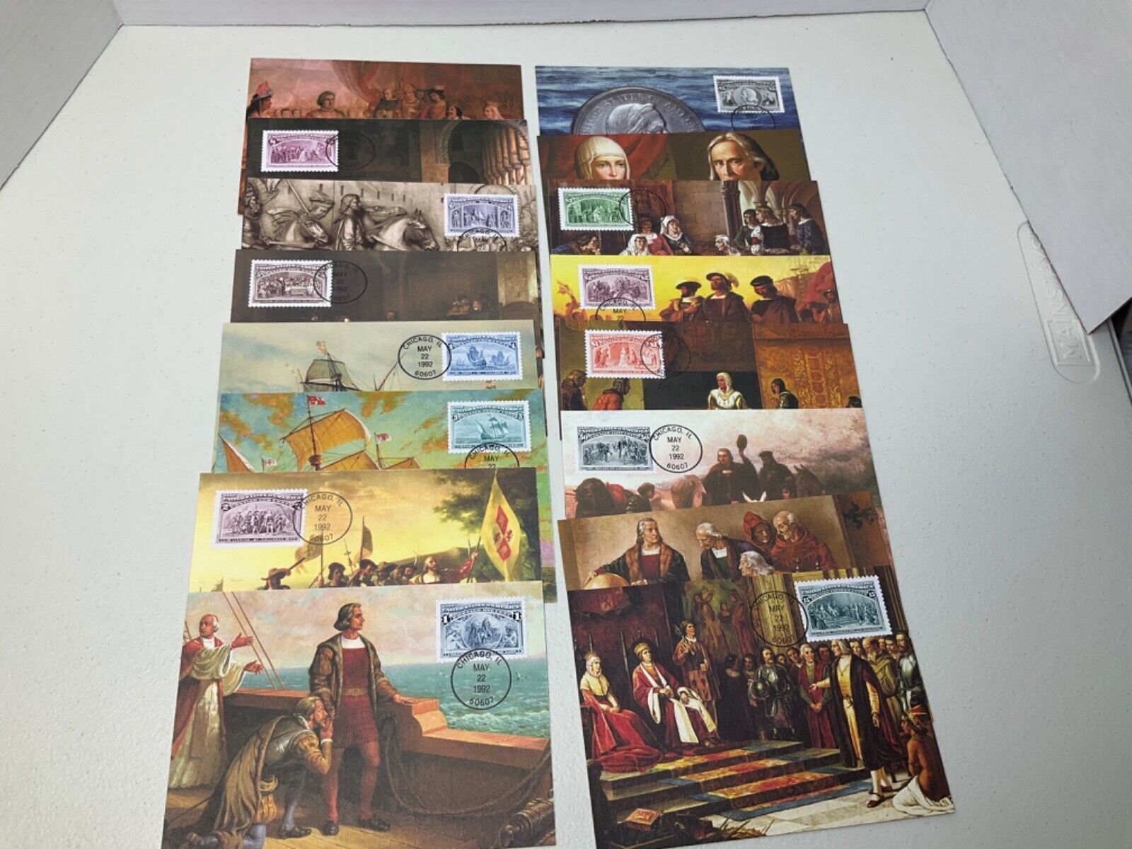 Primary image for 1992 U.S. FDC #2624-2629 Columbian Stamps Fleetwood 16 Postcards Unused NH