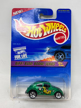 Vintage Hot Wheels Green VW Bug 1996 Biff! Bam! Boom! Series #4 Of 4  5 ... - $4.47