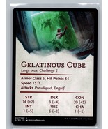 MTG Adventures in the Forgotten Real Gelatinous Cube Art #007 - £1.39 GBP
