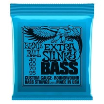 Ernie Ball 2835 Extra Slinky 4-String Bass Set, Long Scale 40-95 - £15.97 GBP