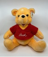 Walt Disney World Winnie The Pooh Plush Bear 14” Disneyland Vintage BRAN... - £47.18 GBP