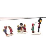 Lemax Set of 3 Village Snowman Accessories Figurines - €8,59 EUR