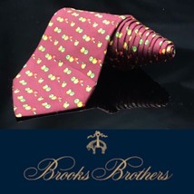 Brooks Brothers Makers Apple Teacher’s Pet School  Unique 100% Silk Tie - £24.07 GBP