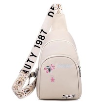 Women Sling  Bag Small Backpa Fashion Chest Bag Traditional Embroidery Handbag f - £108.24 GBP