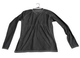 Lululemon Men&#39;s Live In Practice XL Long Sleeve Crewneck Shirt Blue Stre... - $35.10