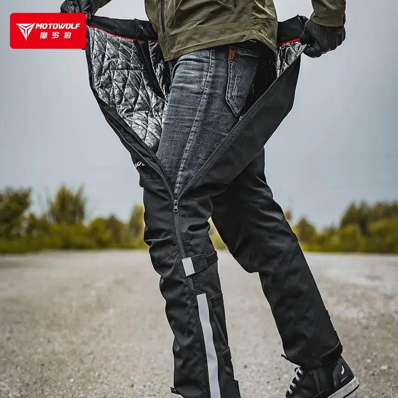 Ctric heating quick release pants winter windproof warm moto trouser with ce protective thumb200
