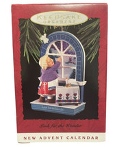 1993 Hallmark Keepsake Ornament Look for the Wonder Advent Calendar Angel Slider - £6.20 GBP