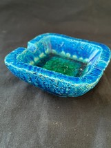 Aldo Londi for Bitossi. astray in Rimini blue glazed ceramics - $1,253.21 MXN
