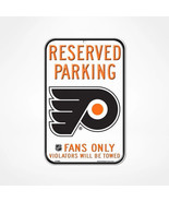 Philadelphia Flyers 11&quot; by 17&quot; Reserved Parking Plastic Sign - NHL - £11.45 GBP