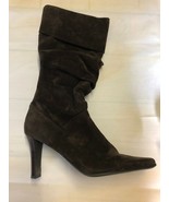 White Mountain Women&#39;s Boots Brown Suede z/cady  Mid-Calf Shoe Size 6 - $546.62 MXN